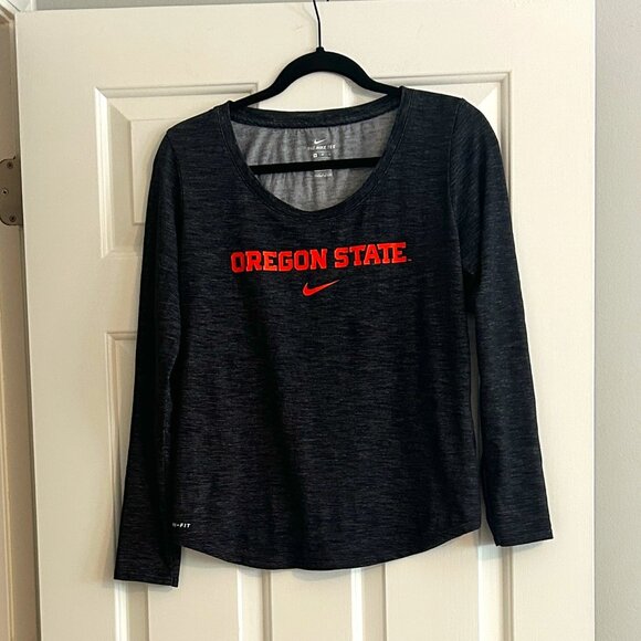 Oregon State University | Nike DriFit Long Sleeve Shirt | Like New | Size Medium - Picture 1 of 4